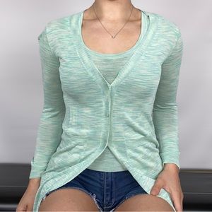 MARGARET OLEARY Cardigan‎ and Tank Top Set